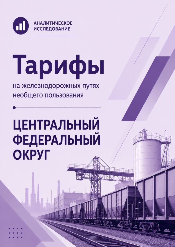 Тарифы на железнодорожных путях необщего пользования в Центральном федеральном округе