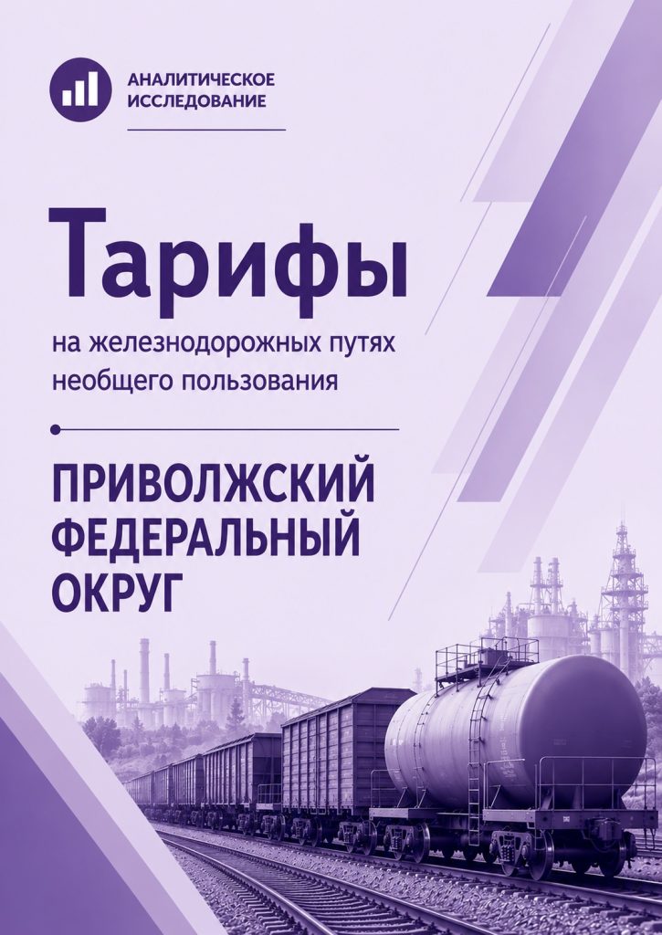 Тарифы на железнодорожных путях необщего пользования в Приволжском федеральном округе
