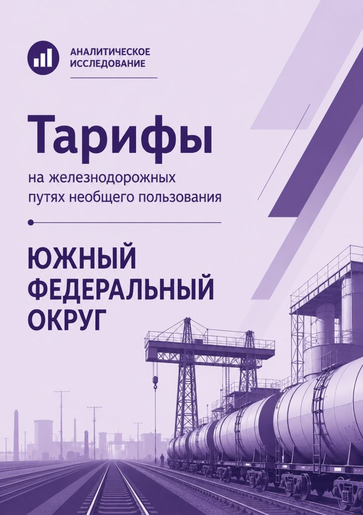 Тарифы на железнодорожных путях необщего пользования в Южном федеральном округе